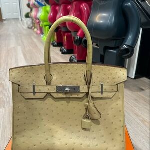 Hermes Tan Satchel Timeless Leather Design
